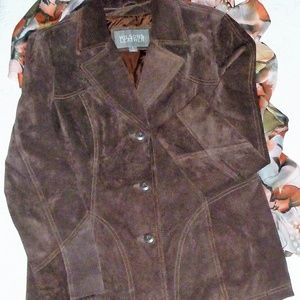Vintage Wilsons Leather Suede Jacket Sz L